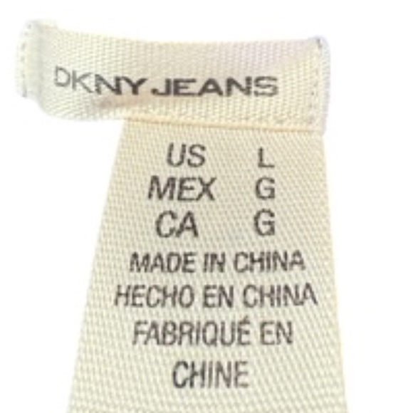 DKNY Jeans Long Tunic Cowl Neck Royal Blue Sleigh Hi/Lo Hem Sweater Size L - Picture 6 of 7